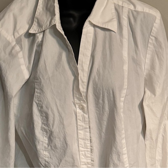 Bliss blass Classic White Button-Up Shirt 1X 100% cotton - Picture 4 of 6